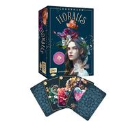 Lenormand-Kartenset: Floralis: 45 kunstvoll illustrierte Wahrsage-Karten für die neue Zeit mit Goldrand und Begleitbuch | Inklusive 9 Zusatzkarten | Edle Box mit Magnetverschluss