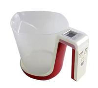Lenotoon 1000 Ml / 5kg Outils de Mesure D¨¦tachables Cuit Lait en Poudre Brassage ¨¦lectronique Tasse de M¨¦nage ¨¦cailles ¨¦lectroniques Rouges