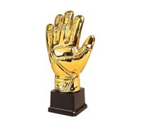 Lenotoon Concours D'Orthographe pour Les de But du Football de Trophées de Match Sports Football Shape Coupe du Trophée d'or
