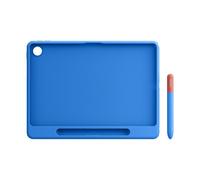 Lenovo Coque Play Suite pour tablette Tab ZAEH/ZAEJ/ZAEL silicone liquide, polycarbonate bleu