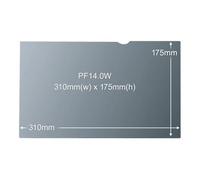 Lenovo 0A61769 filtre anti-reflets pour écran et filtre de confidentialité 35,6 cm (14") Ordinateur portable Filtre de confidentialité sans bords pour ordinateur