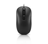 Lenovo 100 Souris USB Filaire Ordinateur PC Portable Ordinateur avec Windows Pleine Taille Ambidextre Design Ambidextre 3 Boutons Capteur Optique Rouge - Noir