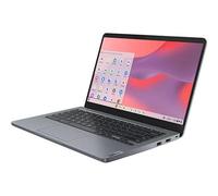 Lenovo 14e Chromebook Gen 3 82W6 - Intel N-series - N200 / jusqu'à 3.7 GHz - Chrome OS - UHD Graphics - 8 Go RAM - 128 Go eMMC - 14 IPS 1920 x 1080 (Full HD) - Wi-Fi 6E - gris orage - clavier : França