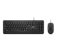 Lenovo 160 Wired Combo - Ensemble clavier et souris - USB - QWERTY - US - noir Noir G