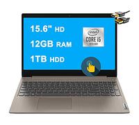 Lenovo 2021 Flagship Ideapad 3 Ordinateur portable avec écran tactile HD de 15,6" Intel Quad-Core i5-10210U (Beats i7-8550U) 12 Go DDR4 1 To Webcam HDMI Dolby Win 10 + câble HDMI