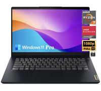 Lenovo 2023 Flagship IdeaPad 14'' FHD ordinateur portable, Octa-Core AMD Ryzen 7 5700U (jusqu'à 4,3 GHz), carte graphique Radeon, 8 Go de RAM, 512 Go SSD, clavier rétroéclairé, lecteur d'empreintes