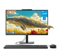 Lenovo 24 23,8" FHD All-in-One Ordinateur de bureau pour bureau à domicile, processeur Intel 8 cœurs (Beat i5-1140g7), RAM Ddr4 32 Go, SSD 1 To, WiFi 6, Bluetooth, Business Aio, Windows 11 Pro