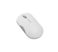 Lenovo 350 - Souris silencieuse Bluetooth (Optique Infrarouge, Ergonomique, ambidextre, Boutons programmables, Roue Dynamique, 3 Niveaux de dpi, 1 Pile AA, Changement Facile à 2 appareils) Gris Nuage