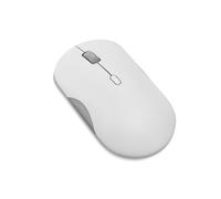 Lenovo 350 - Souris silencieuse Bluetooth (Optique Infrarouge, Ergonomique, ambidextre, Boutons programmables, Roue Dynamique, 3 Niveaux de dpi, 1 Pile AA, Changement Facile à 2 appareils) Gris Nuage