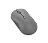 Lenovo 350 - Souris silencieuse Bluetooth (Optique Infrarouge, Ergonomique, ambidextre, Boutons programmables, Roue Dynamique, 3 Niveaux de dpi, 1 Pile AA, Changement Facile à 2 appareils) Gris Lune