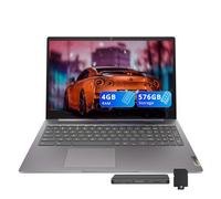 Lenovo 3i Chromebook FHD 15,6", Intel Celeron N4500, 4 Go LPDDR4X, 576 Go de stockage (64 Go eMMC + station d'accueil 512 Go), carte graphique Intel UHD, pavé numérique, webcam HD, Wi-Fi 6, Chrome OS