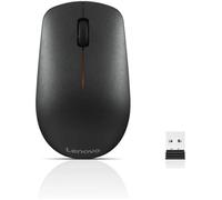 Lenovo 400 - Souris - droitiers et gauchers - optique - 3 boutons - sans fil - 2.4 GHz - récepteur sans fil USB - noir