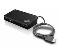 Lenovo 40A40090EU station d'accueil Avec fil USB 3.2 Gen 1 (3.1 Gen 1) Type-A Noir
