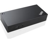 Lenovo 40A90090IT - Cablegebunden - USB 3.2 Gen 1 (3.1 Gen 1) Type-C - USB Type-A - USB Type-C - Schwarz - Kensington - CB,CULUS,EAC,TUV Mark,FCC,ICES - DOC - NOM,KCC - RCM - BSMI - VCCI - CE - LoA