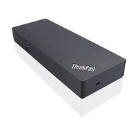 Lenovo 40AC0135UK station d'accueil Thunderbolt 3 Noir - Stations d'accueil (Avec fil, Thunderbolt 3, 3,5 mm, 40 Gbit/s, 1920 x 1200 pixels, 3840 x 2160 pixels)