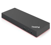 Lenovo 40AN0135EU station d'accueil Avec fil Thunderbolt 3 Noir, Rouge