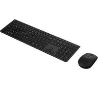 Lenovo Professional - Ensemble clavier et souris - sans fil - Bluetooth, 2.4 GHz - R.-U. - commutateur : Scissor-Switch - gris - boîtier marron
