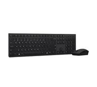 Lenovo 4X31K03968 Clavier Souris incluse Office RF Wireless + Bluetooth US English Gris