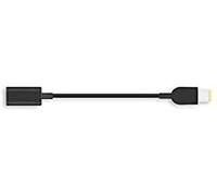Lenovo Câble USB 4X90U45346 0,018 m USB-C Slim-tip Noir