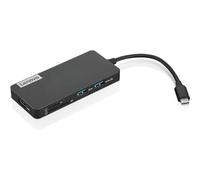 USB-C 7-in-1 Hub - Station d'accueil - USB-C - HDMI - pour K14 Gen 1; ThinkCentre M75t Gen 2; ThinkPad E14 Gen 3; P15v Gen 3; X1 Fold 16 Gen 1