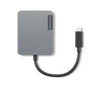 Lenovo 4X91A30366 station d'accueil Avec fil USB 2.0 Type-C Gris