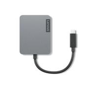 Lenovo 4X91A30366 station d'accueil Avec fil USB 2.0 Type-C Gris