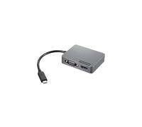 Lenovo 4X91A30366 station d'accueil Avec fil USB 2.0 Type-C Gris