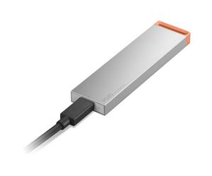 Lenovo 4XB1T88413 lecteur à circuits intégrés externe 2 To USB Type-C 3.2 Gen 2 (3.1 Gen 2) Gris