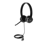 Lenovo 4XD0X88524 écouteur/casque Avec fil Arceau Bureau/Centre d'appels Noir