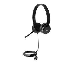 Lenovo 4XD0X88524 écouteur/casque Avec fil Arceau Bureau/Centre d'appels Noir
