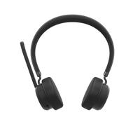 Lenovo 4XD1Q30302 Casque Arceau Circum-aural Bluetooth 5.3 Portée 30m - Micro Boom Noise Cancelling - Autonomie 60h - Noir