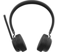 Lenovo 4XD1Q30302 Micro-casque supra-auriculaire Bluetooth Stereo noir Suppression du bruit du microphone micro-casque, Mise en