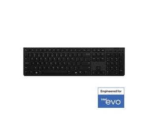 Lenovo 4Y41K04031 clavier Bureau RF sans fil + Bluetooth Anglais américain Gris