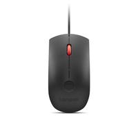 Lenovo Souris optique filaire USB 3 boutons – noir/rouge