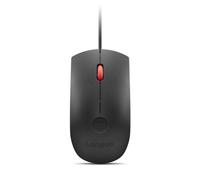 Lenovo Souris optique filaire USB 3 boutons – noir/rouge