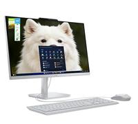 Lenovo A100 - PC tout-en-un FHD 23,8", processeur Intel 4 cœurs, 16 Go de RAM, 256 Go SSD, webcam, Wi-Fi 6/Bluetooth, RJ-45, clavier et souris, parfait pour multi-utilisateurs à la maison/bureau