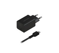 Lenovo Adaptateur GAN Nano 65W (Charge Rapide PC et Appareils Mobiles, USB-C, Voltages de Sortie Réglables, Compact) Câble 1,5 m - Couleur Noir