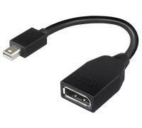 Lenovo 4X90L13971 Adaptateur [1x Mini port Display mâle - 1x DisplayPort femelle] noir