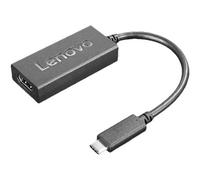LENOVO - Adaptateur vidéo - 24 pin USB-C mâle pour HDMI femelle - 24 cm - noir - support pour 4K60Hz (3840 x 2160)