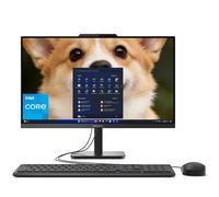 Lenovo AIO Ordinateur de bureau tout-en-un FHD 24" pour bureau à domicile, processeur Intel 4 cœurs, 32 Go de RAM DDR4, SSD PCIe de 1 To, WiFi 6, Bluetooth 5.2, HDMI, noir, Windows 11 Home