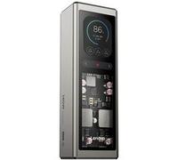 Lenovo - Banque d'alimentation - avec affichage - 20000 mAh - 36.72 Wh - 140 Watt - 3 connecteurs de sortie (2 x USB-C, USB) - gris doré - Mondial Gris doré