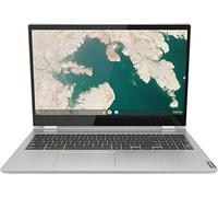 Lenovo C340-15 Écran tactile 2 en 1 15,6" Full HD 1920 x 1080 Chromebook Intel Pentium Gold 4 Go de mémoire flash eMMC 64 Go Gris
