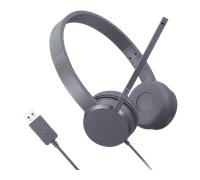 Lenovo Casque filaire USB stéréo Lenovo Select - GXD1D09516 Gris orage