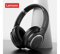 Lenovo-Casque supra-auriculaire Bluetooth sans fil TH40 avec micro,écouteurs de jeu,écouteurs de sport en plein air,réduction du bruit,PS5,PC - Type black