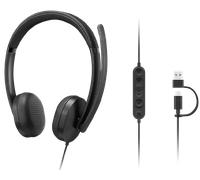 Lenovo Casque VoIP filaire Lenovo 5000 Teams - 4XD1R88995 Noir