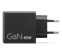 Lenovo Chargeur double USB-C 65 W GaN noir