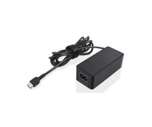 Lenovo Chargeur Secteur 45W - USB Type-C + Micro-USB 3.2 Gen 1 - 100-240V - Noir - Pour Ordinateur Portable & Tablette - Ref: 4X20M26256