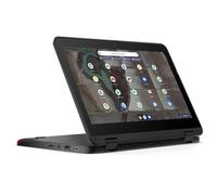 Lenovo Chromebook 500e Gen 3 82JB003XUS 11,6" écran tactile convertible 2 en 1 Chromebook HD 1366 x 768 Intel Celeron N4500 Dual-core (2 cœurs) 1,10 GHz 4 Go RAM totale 4 Go Mémoire intégrée