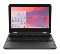 Lenovo Chromebook 500e Gen 4s 83L40000US 11,6" Écran tactile convertible 2 en 1 Chromebook HD Intel N-Series N100-4 Go Mémoire flash 64 Go Clavier anglais Gris