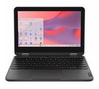 Lenovo Chromebook 500e Gen 4s 83L40001US 11,6" Écran tactile convertible 2 en 1 Chromebook HD Intel N-Series N100-8 Go Mémoire flash 64 Go Clavier anglais Gris